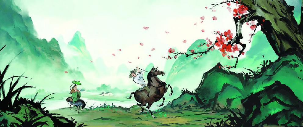 電影《長(zhǎng)安三萬(wàn)里》劇照