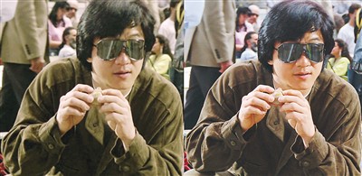 《飛鷹計劃》修復前后對比，右為修復后畫面。 　　本文配圖由出品方提供