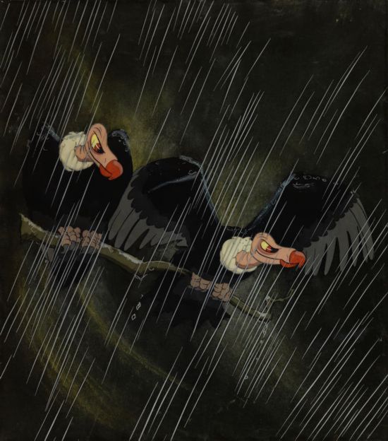 《白雪公主和七個小矮人》中的禿鷹，由迪士尼工作室藝術家創作，于1938年送給大都會博物館