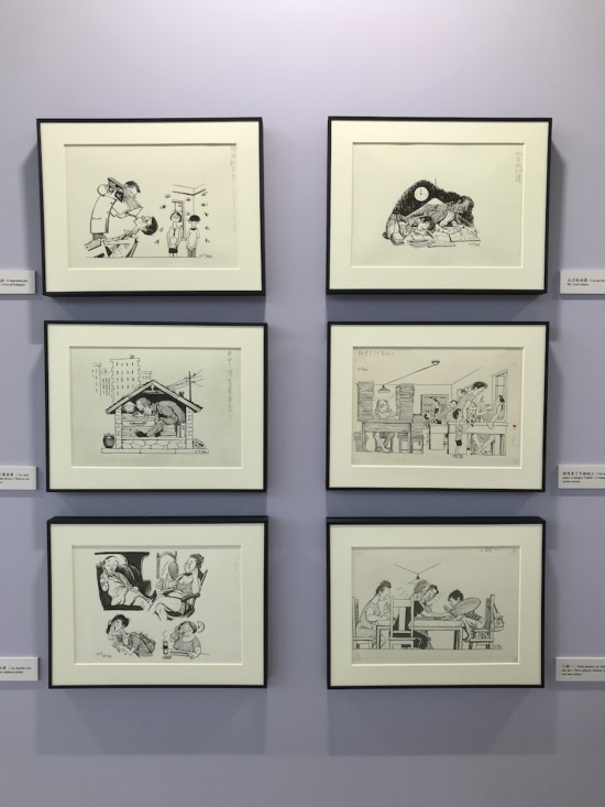 展廳現(xiàn)場，丁聰作品